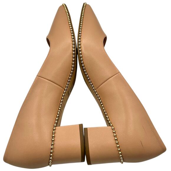 Coach Women's‎ Beige Leather Willa Block Heel Pumps Size 6 - Picture 11 of 15